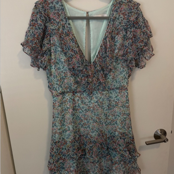 Talulah blue floral dress- Size M - Picture 1 of 8